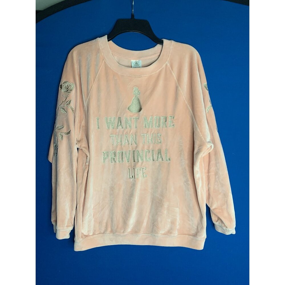 Disney - Beauty and the Beast embroidered sweatshirt - Size XS
